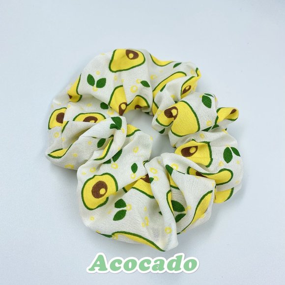 Set of 9 Scrunchies Fruit Scrunchies - Picture 10 of 10